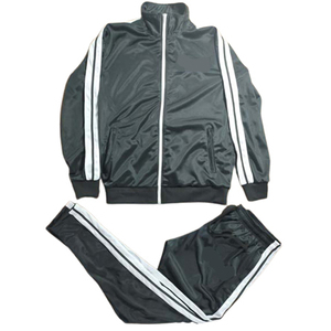 Survêtement de sport pour homme, coupe ajustée, en polyester tissé respirant, pour la course à pied, la salle de sport, service OEM personnalisé - Product Image 1