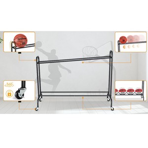 Basketball <b>Shooting</b> Training Stand Ball Racks for Garage - Product Image 2