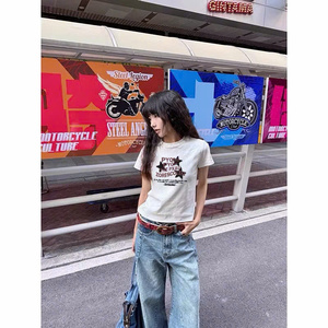 Camiseta Unisex Azul Vietnamita de Manga Corta con Estampado de Letras, Cuello Redondo, Corte Regular Informal, 100% Algodón Jersey BFac - Product Image 4