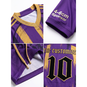 Ensemble de maillots de football personnalisés pour hommes, maille polyester 160 GSM, nom de l'équipe, taille XL, OEM, usine de Sialkot - Product Image 4