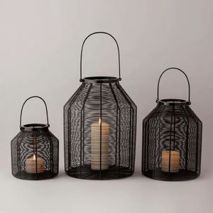 Decorative <b>Square</b> Frame Metal <b>Candle</b> Lantern for Wedding and Hotel for Best Price - Product Image 4