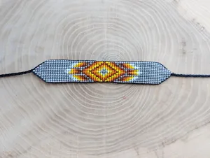 LIGHT WEIGHT VINTAGE CLASSY <b>Bead</b> <b>bracelet</b>,Ukrainian <b>bracelet</b> FOR GIFT , ANNIVERSARY - Product Image 4