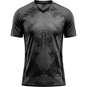 เสื้อฟุตบอลผู้ชายสีชมพู คอวี แขนสั้น ระบายเหงื่อได้ดี แห้งเร็ว ผลิตจากโพลีเอสเตอร์ สำหรับผู้ใหญ่ ทรงปกติ รับสั่งทำ - Product Image 2