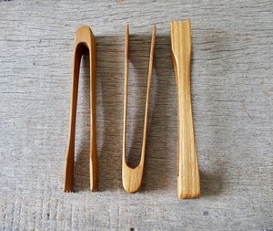 Pince à pain en bambou, design moderne, légère, écologique, à long manche, ustensile de cuisine pour fromage et bacon - Product Image 6