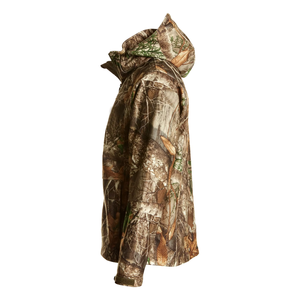 Vestes de chasse en softshell respirantes et imperméables Field Camo pour hommes, femmes et enfants, personnalisées, 100% polyester, activités de plein air - Product Image 5
