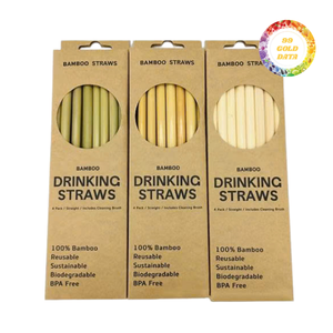 Pajitas de bambú hechas a mano de primera calidad para proyectos ecológicos - Product Image 4