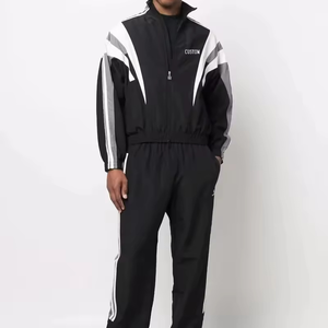 Traje Deportivo Personalizado de Dos Piezas, Chaqueta Cortavientos Ligera de Nailon para Hombre, Conjunto de Chaqueta y Pantalón Cortavientos para Deportes de Invierno - Product Image 1