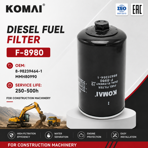 Filtre à carburant diesel KOMAI 8-98239464-1  MMH80990  60250941  YA00033486 8-98312918-0  60282117  8983129180 pour 4BG1 / 4JG1 - Product Image 1