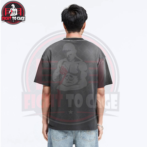 T-shirts décontractés pour hommes, sur mesure, nouvelle tendance, à manches courtes, respirants, style sportswear, effet délavé, prix de gros - Product Image 3