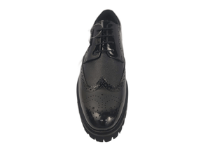 Zapatos Oxford Brogue de Piel Sintética para Hombre, con Cordones, Punta Puntiaguda, Color Sólido, Duraderos, Ajuste Amplio, para Todas las Temporadas - Product Image 4