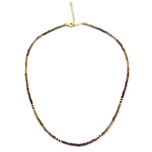 3mm Natural Orange Tundru Garnet Rondelle Faceted Gemstone <b>Beads</b> <b>Necklace</b> with Silver Clasp IGI Certified Online Alibaba Jewelry - Product Image 3