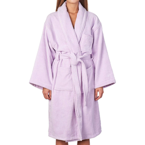 Albornoz de Baño con Capucha de Lujo de Primera Calidad, Cierre con Cordón, Secado Rápido, Unisex, Nuevo Diseño, Logotipo Personalizado, 100% Algodón, para Mujer - Product Image 5