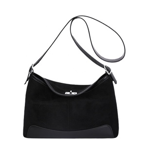 กระเป๋าถือหนังวัวแท้แบบสั่งทำจากโรงงาน ทนทาน เรียบง่าย ใช้สะพายไหล่สำหรับผู้หญิง ใช้ได้ทุกวัน - Product Image 1