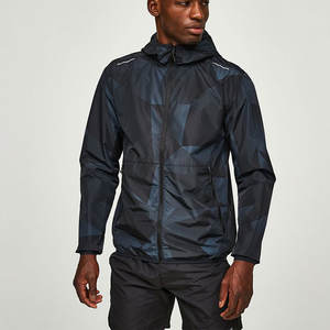 Veste coupe-vent imperméable et respirante avec capuche zippée, pour sports de plein air, entraînement, nouvelle protection solaire, vêtements pour hommes - Product Image 2