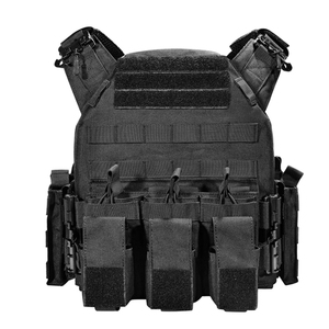Chaleco Táctico Modular Ajustable para Exteriores con Sistema MOLLE, Múltiples Bolsillos y Tela de Camuflaje Resistente - Product Image 3