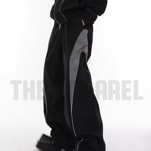Best Selling Men's Two-Piece Nylon Tracksuit Set Custom Logo Jogger Training Wear With <b>Workout</b> <b>Jacket</b> for Jogging - Product Image 3