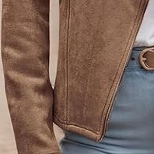 Chaqueta de Cuero Sintético para Mujer, Textura Suave Premium, Ropa de Invierno, Proveedor Mayorista OEM - Product Image 6