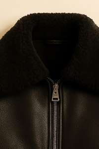 Chaqueta de Cuero Casual de Alta Calidad para Hombre, para Primavera y Otoño, Cortavientos y Ligera, Chaqueta de Invierno de Manga Larga - Suministro OEM - Product Image 3