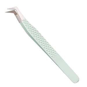 Ensemble de pinces professionnelles pour extensions de cils, pointe fine de précision, acier inoxydable, outils d'application de cils, faible MOQ, OEM - Product Image 3