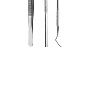 Kit de Exploración Dental Básico Profesional de Alta Calidad con Certificación CE, 6 Piezas, Herramientas de Limpieza Dental Reutilizables de Acero Inoxidable, Manual - Product Image 5