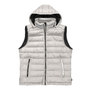 Chaleco Acolchado para Hombre, Suave, para Exteriores, Cuello Alto, con Cierre y Bolsillos, Chaqueta de Invierno con Logotipo Personalizado - Product Image 3