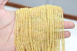 ลูกปัดอควอมารีนสีเหลืองเข้ม,ลูกปัดอควอมารีนสีเหลืองอควอมารีน - Product Image 5