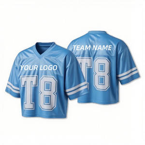 เสื้อเจอร์ซีย์ฟุตบอลและอเมริกันฟุตบอลแบบตาข่ายทรงบ็อกซี่สำหรับผู้ชาย รุ่นคัสตอม – เสื้อยืดสตรีทแวร์พิมพ์ลายตามสั่ง - Product Image 6