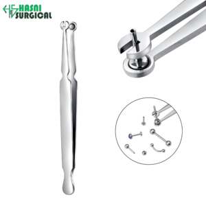 Whole Sale Surgical Stainless Steel Lip Ring Holder <b>Clamp</b> Forceps - Product Image 5