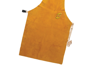 ผ้ากันเปื้อนนิรภัย Holy Signs International HSI-2002 สีเหลืองหนังกลับ สายรัดปรับได้ ทนความร้อน 250C-400C ระดับป้องกันไฟไหม้ - Product Image 5