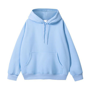 เสื้อฮู้ดดี้ผ้าฟลีซแบบเรียบพรีเมียมสั่งทำพิเศษ แขนยาว มีเชือกผูกฮู้ด กระเป๋าจิงโจ้ สไตล์ลำลอง สตรีทแวร์ รับผลิตแบบ OEM - Product Image 6
