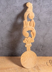 Cuillère à thé en bois artisanale, écologique, cuillère à café, à thé, à sucre, outil de cuisine naturel - Product Image 4