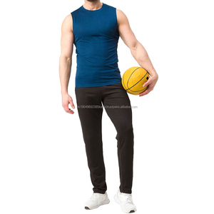 Custom 100% Cotton Sleeveless T Shirts Vintage Fitness Tank <b>Tops</b> Vest <b>Men's</b> Loose Fit <b>Men</b> Sleeveless Shirts - Product Image 6