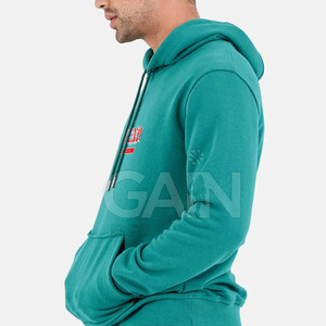 <b>Men</b> Winter DTF Printed Fleece Hoodies Custom Logo & Design Breathable Quick Dry Polyester/Cotton Blend Casual <b>Pullover</b> - Product Image 3