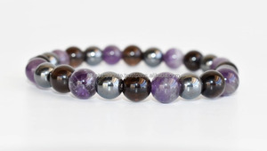 กำไลข้อมือคริสตัลคาปริคอร์นเกรดพรีเมียมขนาด 8 มม. สำหรับจุดชakra ซากราล โซลาร์เพล็กซัส หัวใจ คอ และดวงตาชั้นที่สาม ดีไซน์ตามหลักฮวงจุ้ย ขายส่ง - Product Image 3