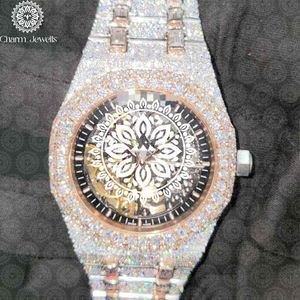 Charm_Jewells Women's Luxury Stainless Steel Mechanical <b>Watch</b> Tonneau <b>Case</b> 38mm Analog Sapphire Dial Folding Clasp - Product Image 1
