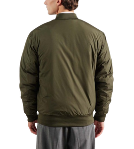 Veste bomber en nylon pour homme avec logo personnalisé, fermeture éclair, veste bomber brodée, 2025 - Product Image 2