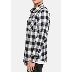 เสื้อเชิ้ตผ้าฟลานเนลผู้ชาย แขนยาว ลายสก็อต ผ้าฝ้าย 100% คุณภาพสูง สวมใส่สบาย ขายส่ง - Product Image 3