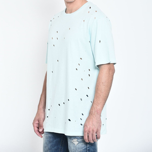 เสื้อยืดผู้ชายสไตล์ดิสเทรส คุณภาพพรีเมียม ผลิตโดยผู้ผลิตที่ดี  ปรับแต่งได้ตามต้องการ ขายดี กำลังเป็นที่นิยม - Product Image 3