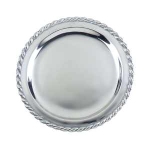 Assiette de Présentation en Métal Argenté Écologique, Meilleure Vente, Taille et Couleur Personnalisables, Vaisselle Minimaliste pour Table à Manger Occidentale - Product Image 6