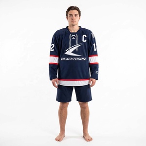 Camisetas de Hockey sobre Hielo Reversibles, Ligeras y Transpirables, 100% Poliéster, Diseño a Cuadros y Camuflaje, Nombre del Jugador, Nombre del Equipo, Servicio Personalizado OEM - Product Image 1