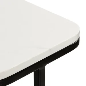 Luxury Modern Metal Console <b>Table</b> with Storage and Wood Top Oval <b>Coffee</b> <b>Table</b> by Zahid Exports - Product Image 2