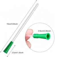 Mejor precio estéril diferentes tamaños de color desechable PVC urinario Nelaton catéter hidrofílico intermitente catéter tubo
