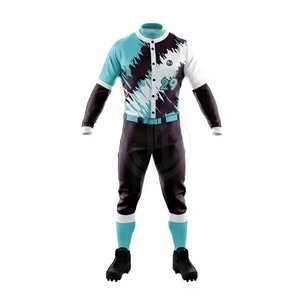 Sports Wear Baseball Uniform 100% Polyester Breathable Customizable OEM Service <b>for</b> <b>Sale</b> - Product Image 3