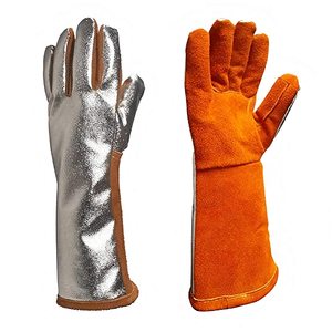 Guantes de Seguridad Resistentes al Calor STALWART IMPEX, 8 oz de Grosor, 14 Pulgadas de Largo, Resistentes al Fuego, para Bomberos - Product Image 6