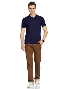 Mens <b>Classic</b> Fit Short Sleeves Polo Shirt Soft Cotton Blend Breathable Material Comfortable Wear Timeless Design For Outings - Product Image 1