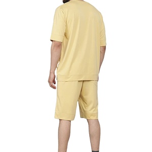 New Arrivals Summer Short Set Casual Customised Men Summer 2 Piece <b>T</b> <b>Shirt</b> Shorts Set Cotton Made Quick Dry Short Set HAIDIIII - Product Image 3