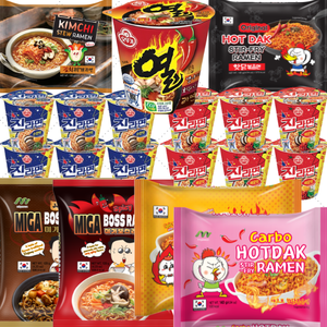 Ramen coréen au kimchi, stockage à sec, 125g, durée de conservation de 12 mois (40 unités/carton) - Product Image 1