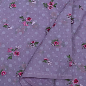 Tela de encaje de malla de poliéster georgette de alta calidad con bordado maltado para ropa de novia, textiles para el hogar y prendas de vestir - Product Image 4