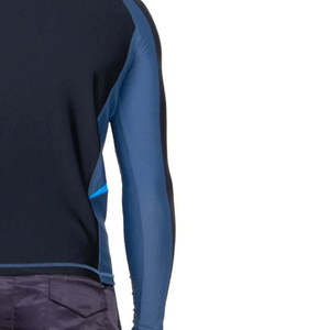 OEM Men's Premium Quality Rash Guard Sublimation Printed Polyester Front Gym Fitness Surfing Diving Compression Shirts - Product Image 5