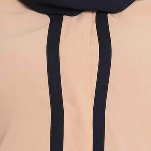 เสื้อคลุมอาบายะห์สไตล์ตุรกีสำหรับผู้หญิง ผ้าโพลีเอสเตอร์ ขายดี คอวี แขนยาว ยาวถึงข้อเท้า กันยับ ระบายอากาศได้ดี ยืดได้สี่ทิศทาง - Product Image 6